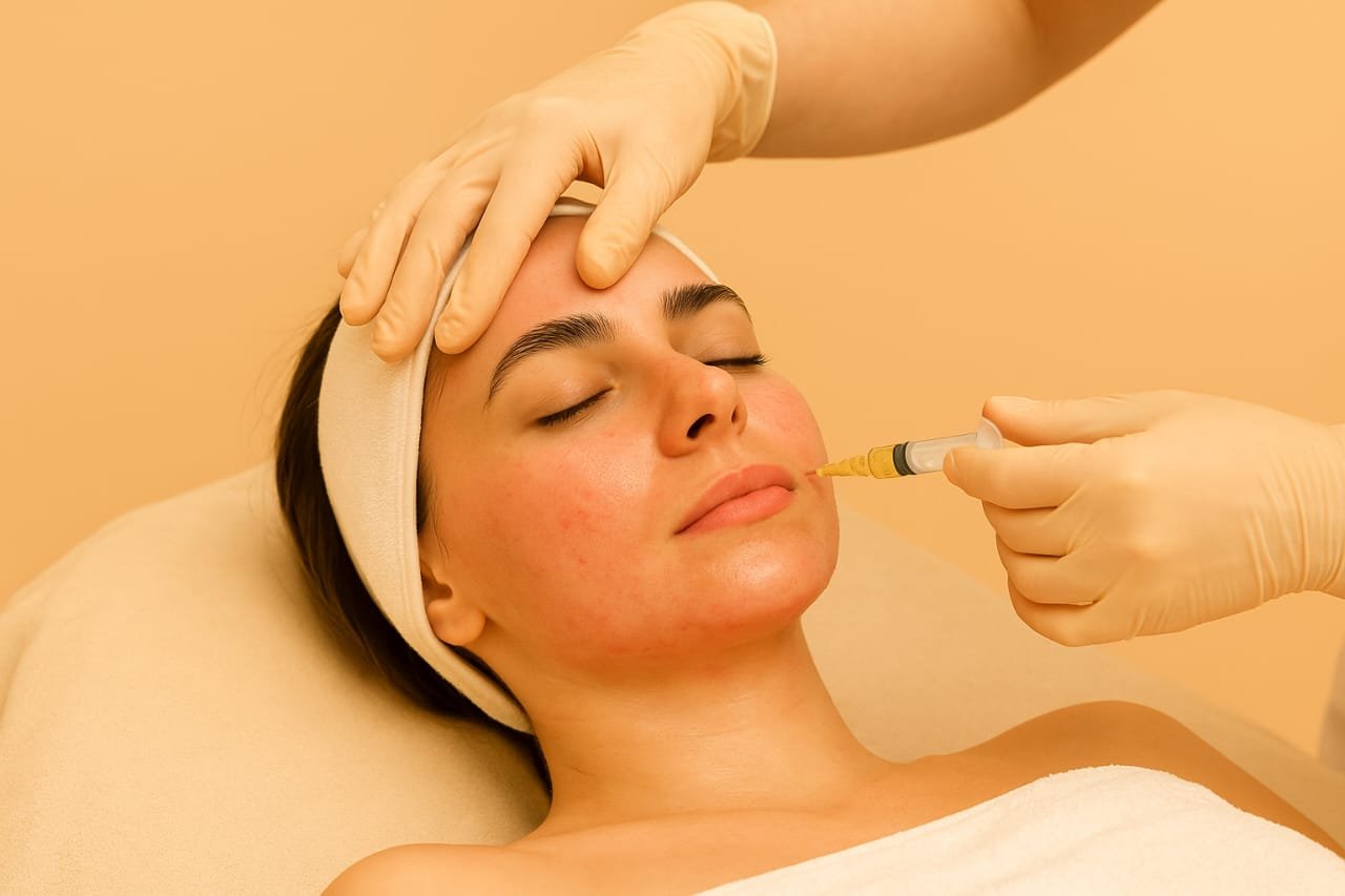 Vampire Facial Skin PRP Treatment